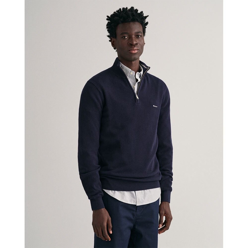 Свитер Gant 8040523 Half Zip, синий
Свитер Gant 8040523 Half Zip, синий