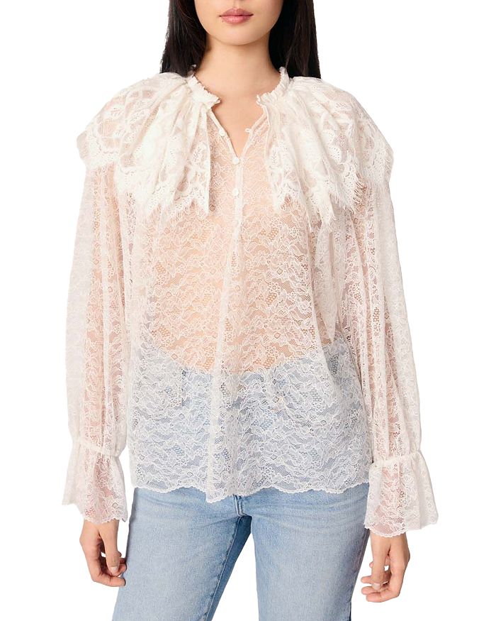 Кружевной топ Maje, белый
Кружевной топ Maje, белый