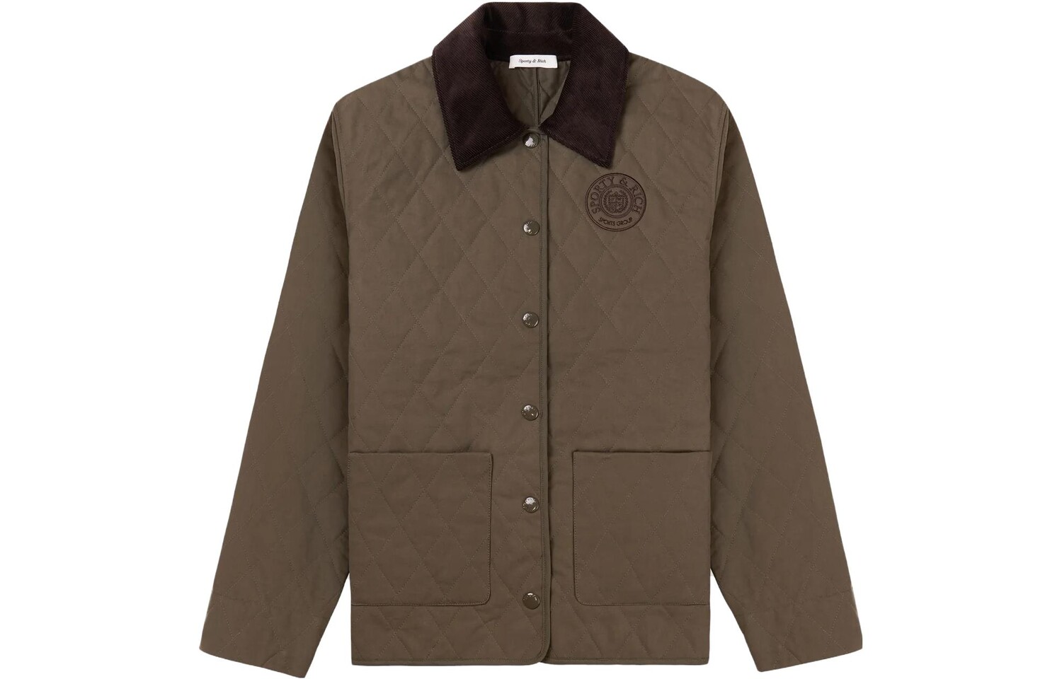 Куртка унисекс коричневый Sporty & Rich 
Куртка унисекс коричневый Sporty & Rich