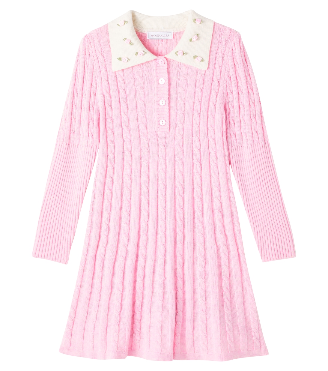 Шерстяное платье с хлопком в рубчик Monnalisa, Rosa Fairytale
Шерстяное платье с хлопком в рубчик Monnalisa, Rosa Fairytale