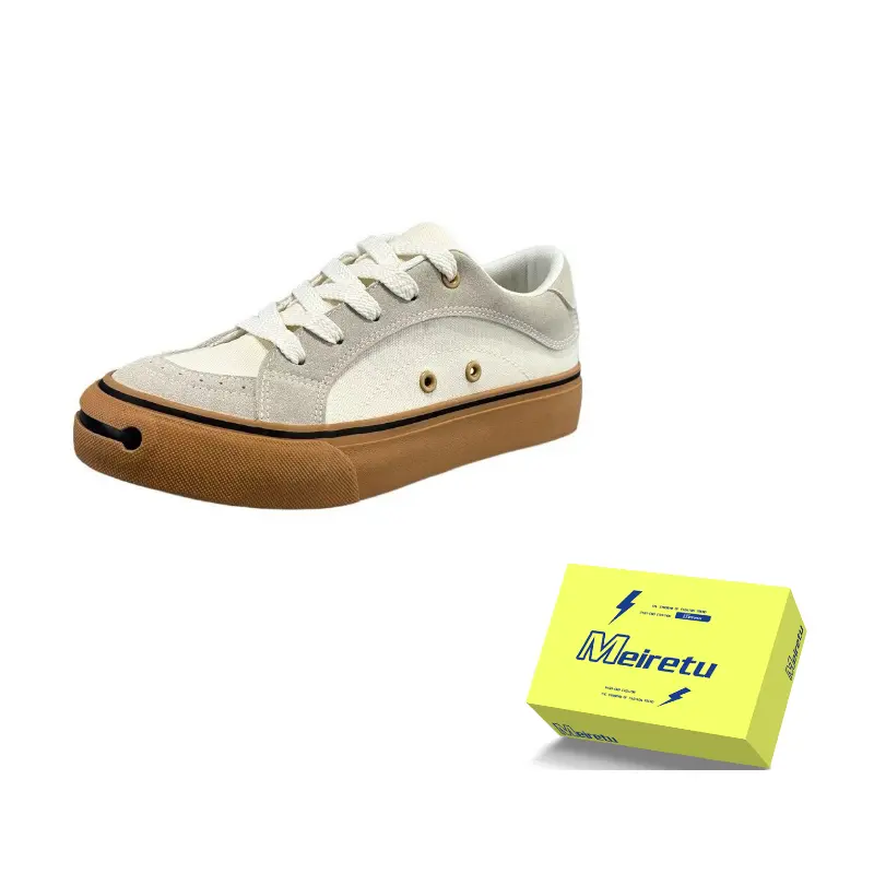 Meiretu Нескользящие легкие низкие скейтерские кроссовки мужские бежевые, цвет Beige
Meiretu Нескользящие легкие низкие скейтерские кроссовки мужские бежевые, цвет Beige