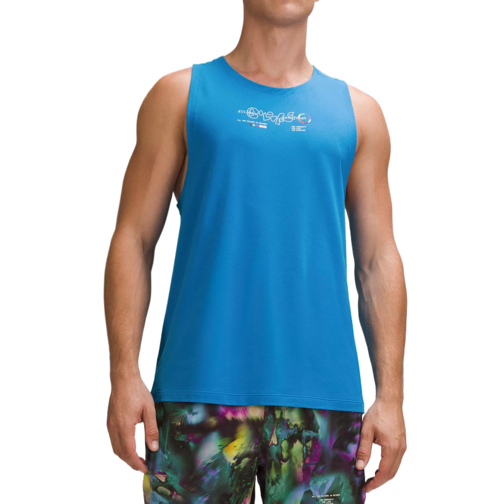 Мужской топ для бассейна Lululemon, синий
Мужской топ для бассейна Lululemon, синий