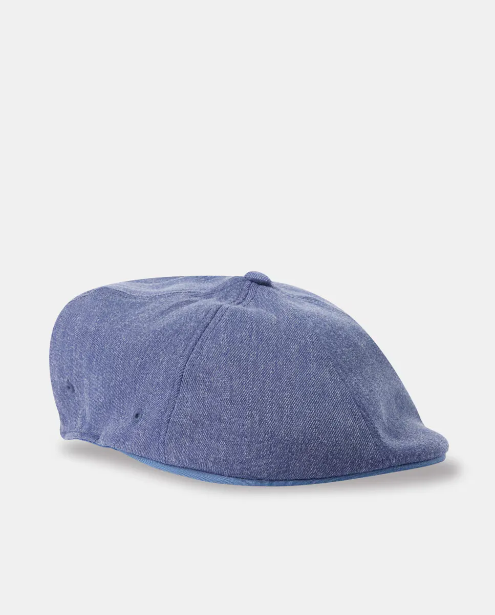 Синяя мужская английская кепка на пуговице Kangol
Синяя мужская английская кепка на пуговице Kangol