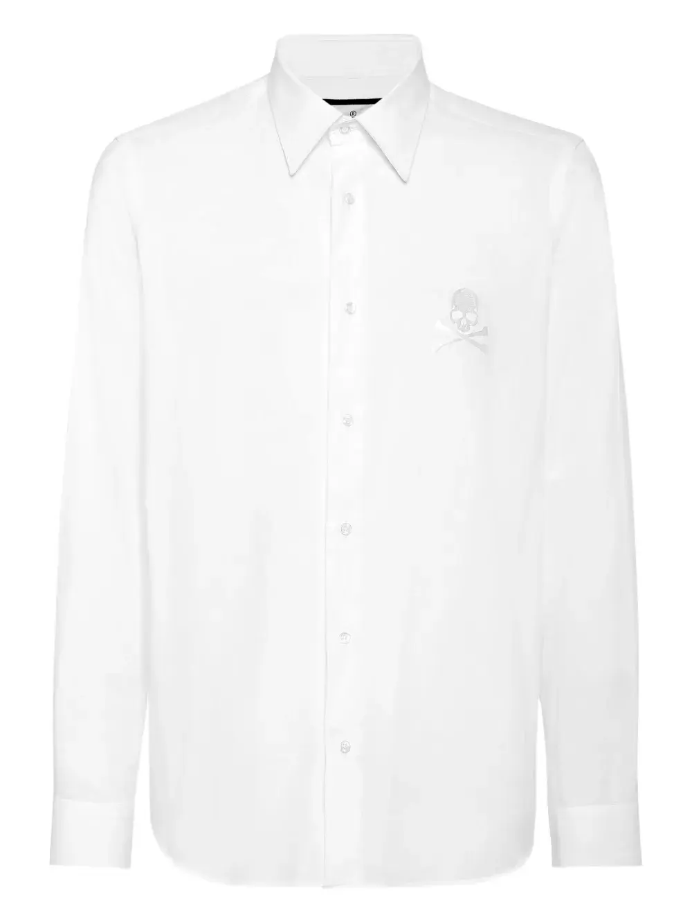 Рубашка на пуговицах с вышитым черепом Philipp Plein, белый
Рубашка на пуговицах с вышитым черепом Philipp Plein, белый
