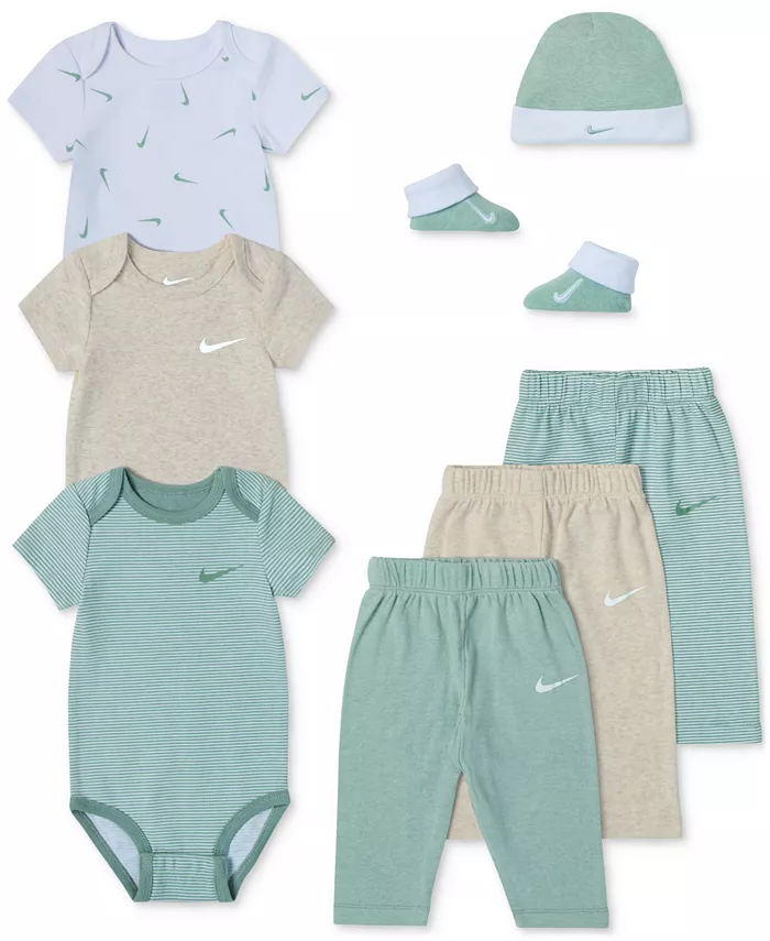 Детские базовые вещи комбинированные боди, комплекты штанишек и аксессуаров Nike, слоновая кость/кремовый
Детские базовые вещи комбинированные боди, комплекты штанишек и аксессуаров Nike, слоновая кость/кремовый