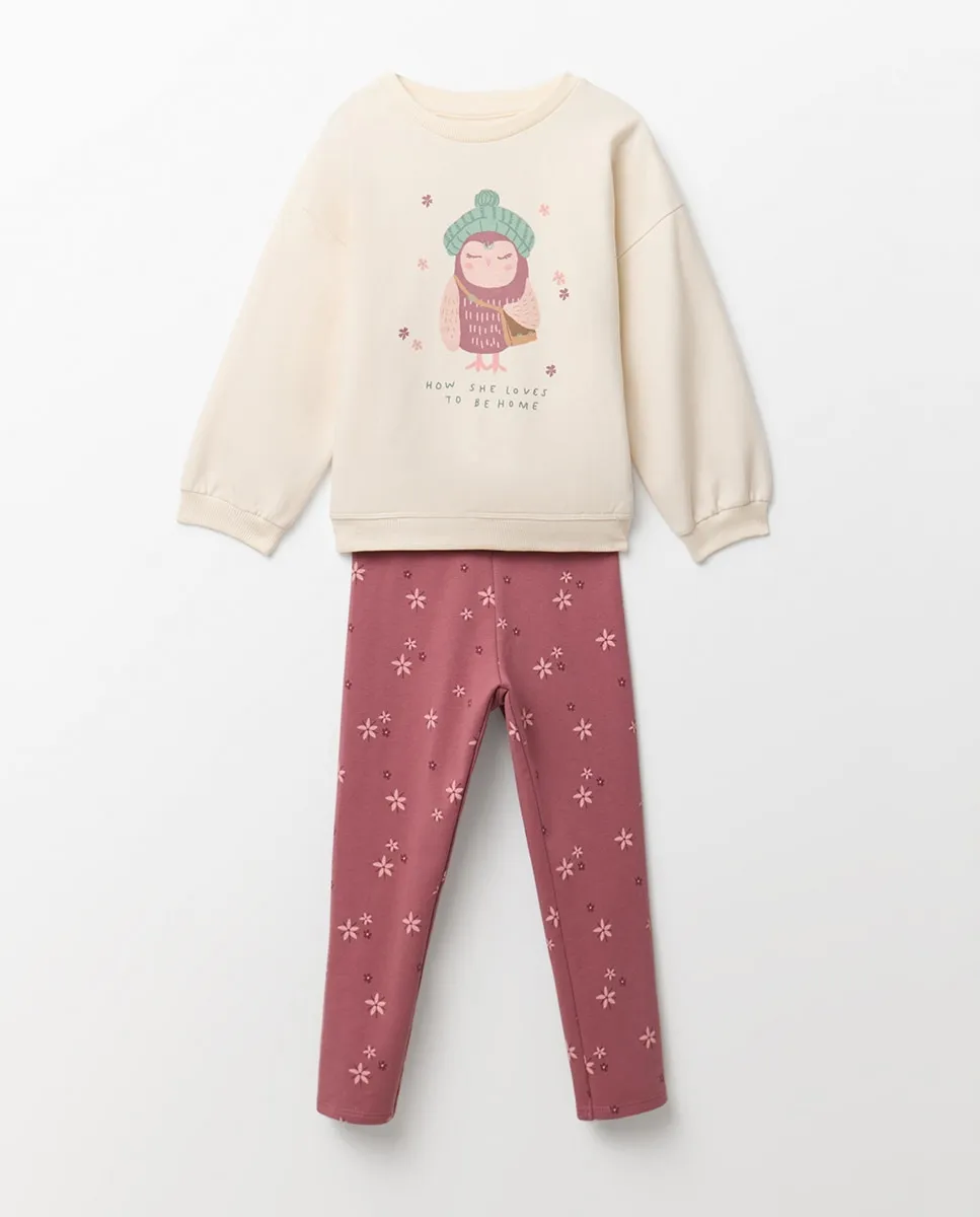 Комплект из флиса с рисунком Sfera, темно-розовый
Комплект из флиса с рисунком Sfera, темно-розовый