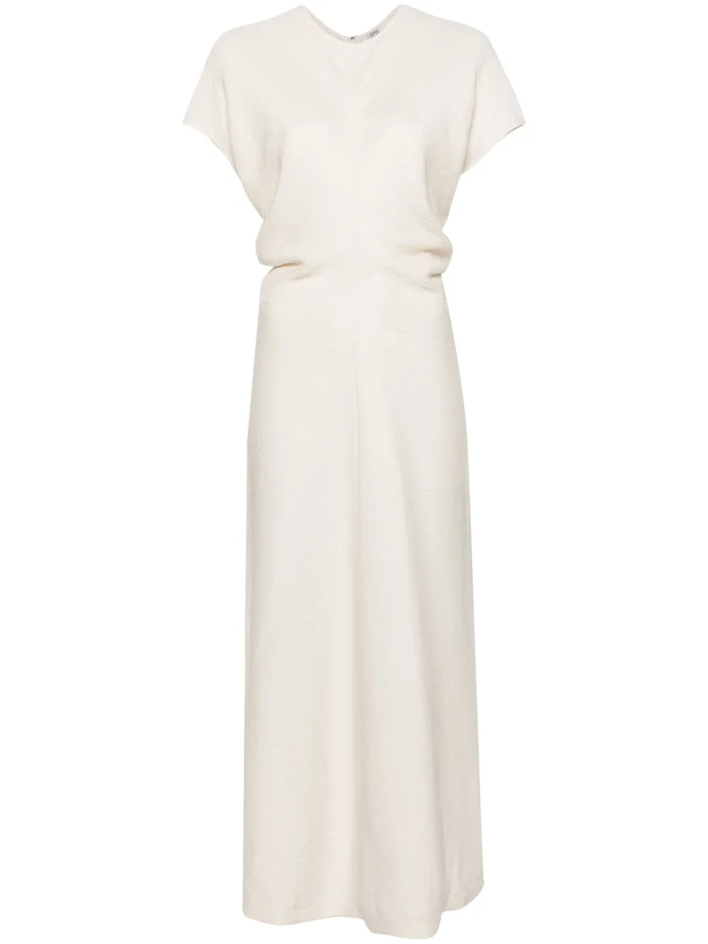 Фактурное платье макси с драпировкой TOTEME, нейтральный
Фактурное платье макси с драпировкой TOTEME, нейтральный
