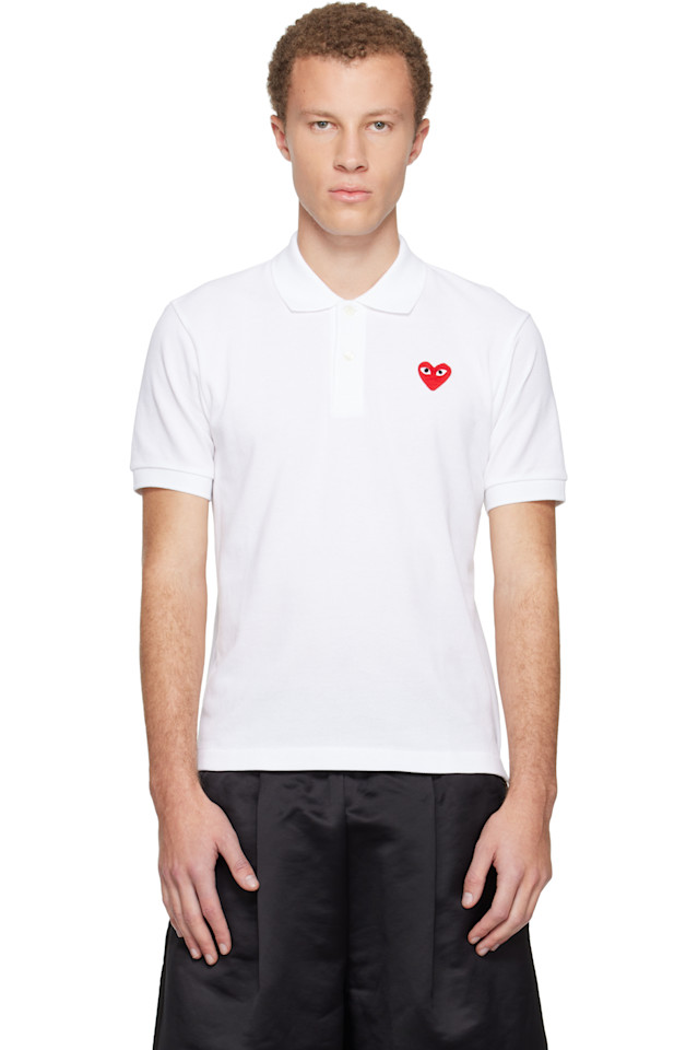 Comme Des Garçons Play Поло с красной эмблемой
Comme Des Garçons Play Поло с красной эмблемой