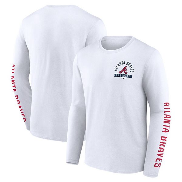 Мужская белая футболка Atlanta Braves Press Box с длинным рукавом Fanatics
Мужская белая футболка Atlanta Braves Press Box с длинным рукавом Fanatics
