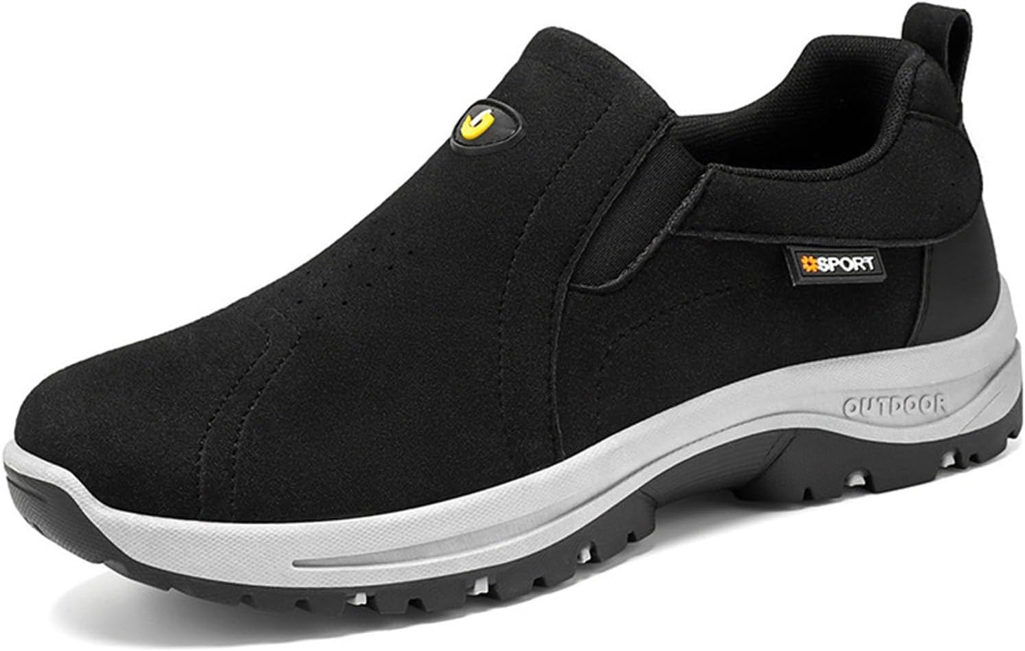 Ортопедические кроссовки без шнурков для мужчин, удобная обувь для ходьбы, легкая, нескользящая, повседневная спортивная обувь Generic, черный
Ортопедические кроссовки без шнурков для мужчин, удобная обувь для ходьбы, легкая, нескользящая, повседневная спортивная обувь Generic, черный