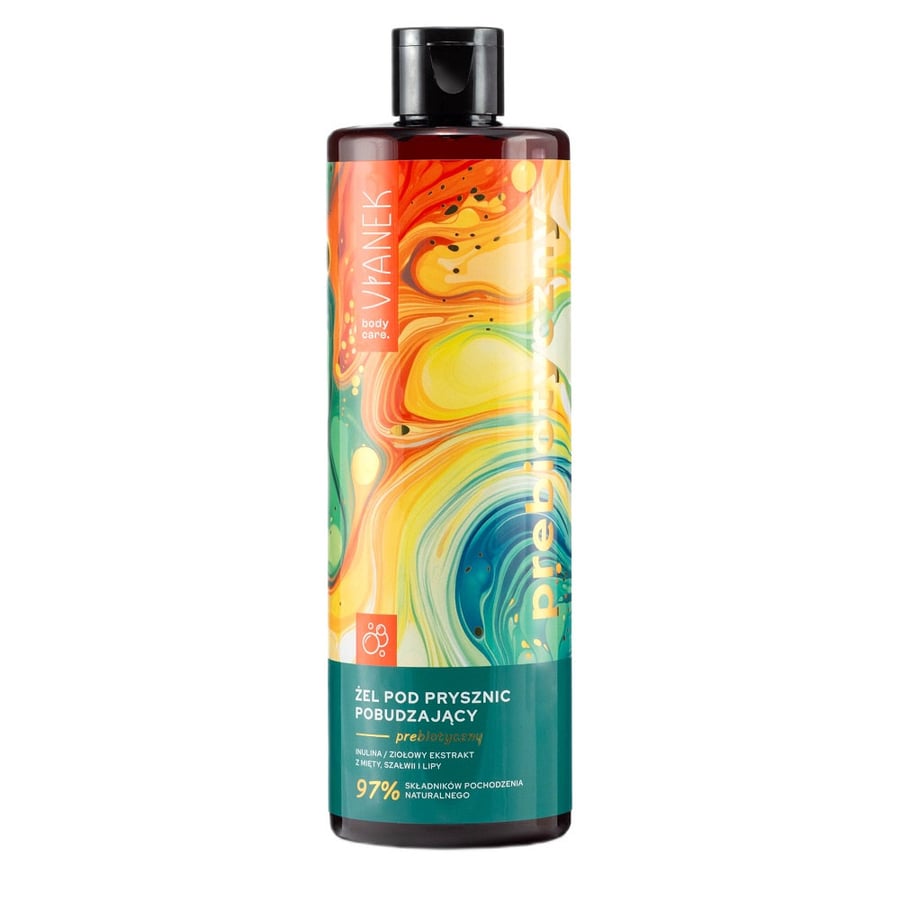 Энергетический гель для душа с пребиотиками, стимулирующий 400 мл Vianek
Энергетический гель для душа с пребиотиками, стимулирующий 400 мл Vianek