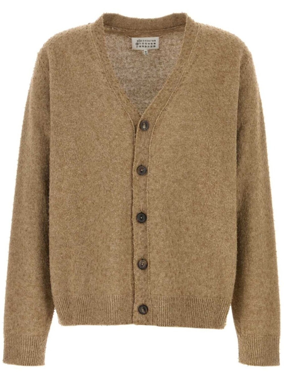 Maison Margiela меланжевый кардиган, коричневый
Maison Margiela меланжевый кардиган, коричневый