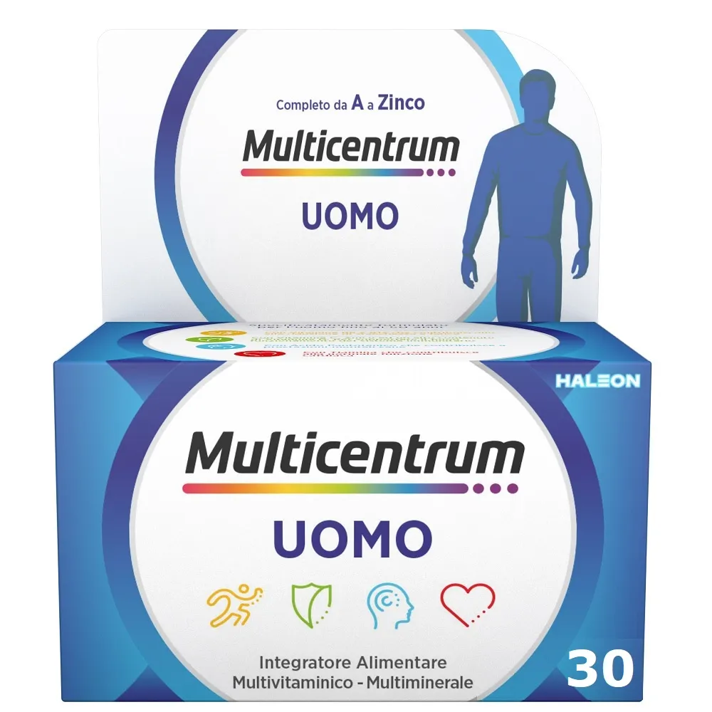 Multicentrum Uomo 30 таблеток Мультивитаминная добавка для мужчин
Multicentrum Uomo 30 таблеток Мультивитаминная добавка для мужчин