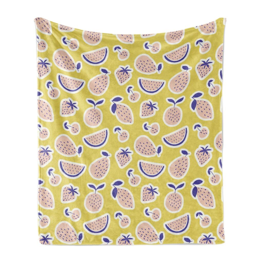 Мягкое фланелевое флисовое одеяло ABAKUHAUS Fruits, Fresh Summer Eats Watermelon Slice Strawberry Pear Cherry Graphic, 175 x 230 см, горчично-персиковый и сине-фиолетовый, синий
Мягкое фланелевое флисовое одеяло ABAKUHAUS Fruits, Fresh Summer Eats Watermelon Slice Strawberry Pear Cherry Graphic, 175 x 230 см, горчично-персиковый и сине-фиолетовый, синий