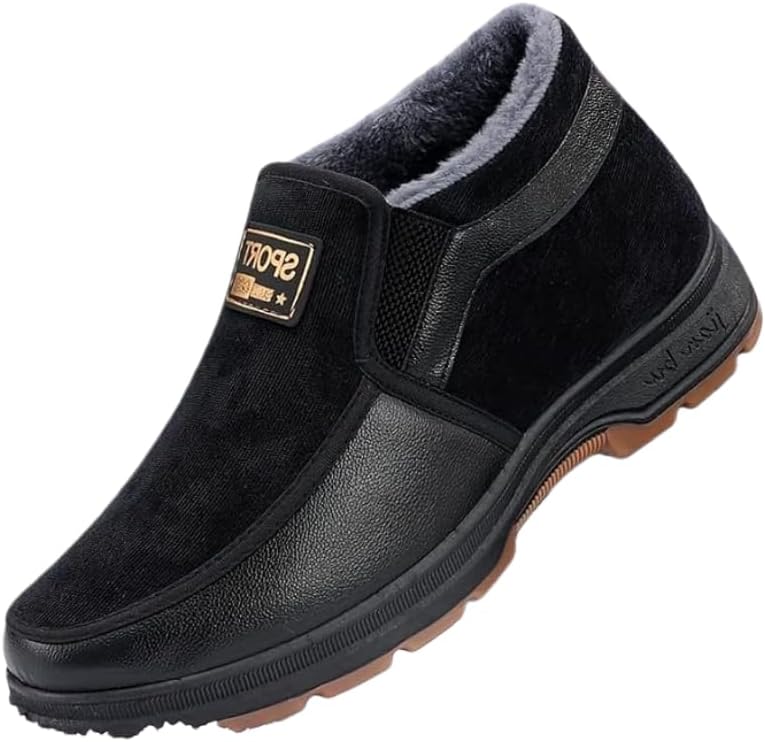 Мужские зимние теплые слипоны HCHCTRY с плюшевой подкладкой - верх из плотной ткани и подошва из ПУ - удобная модель для походов, активного отдыха и повседневного ношения, черный
Мужские зимние теплые слипоны HCHCTRY с плюшевой подкладкой - верх из плотной ткани и подошва из ПУ - удобная модель для походов, активного отдыха и повседневного ношения, черный