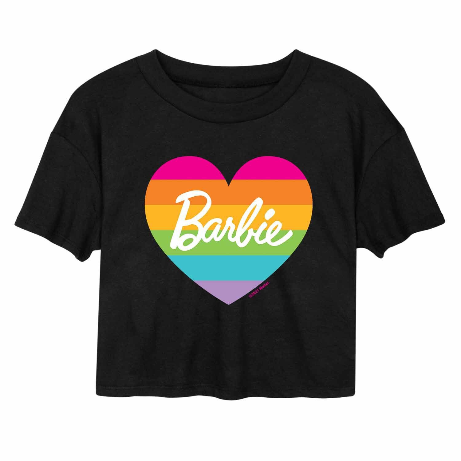 Укороченная футболка с рисунком Barbie Pride Heart для юниоров Barbie
Укороченная футболка с рисунком Barbie Pride Heart для юниоров Barbie