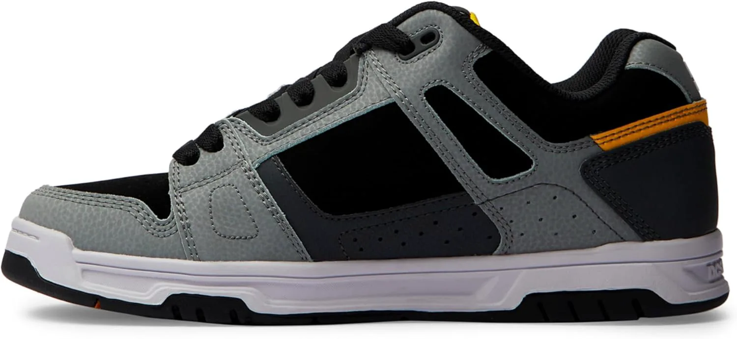 Мужские кеды DC Stag низкие для скейта DC Shoes, серый/желтый
Мужские кеды DC Stag низкие для скейта DC Shoes, серый/желтый