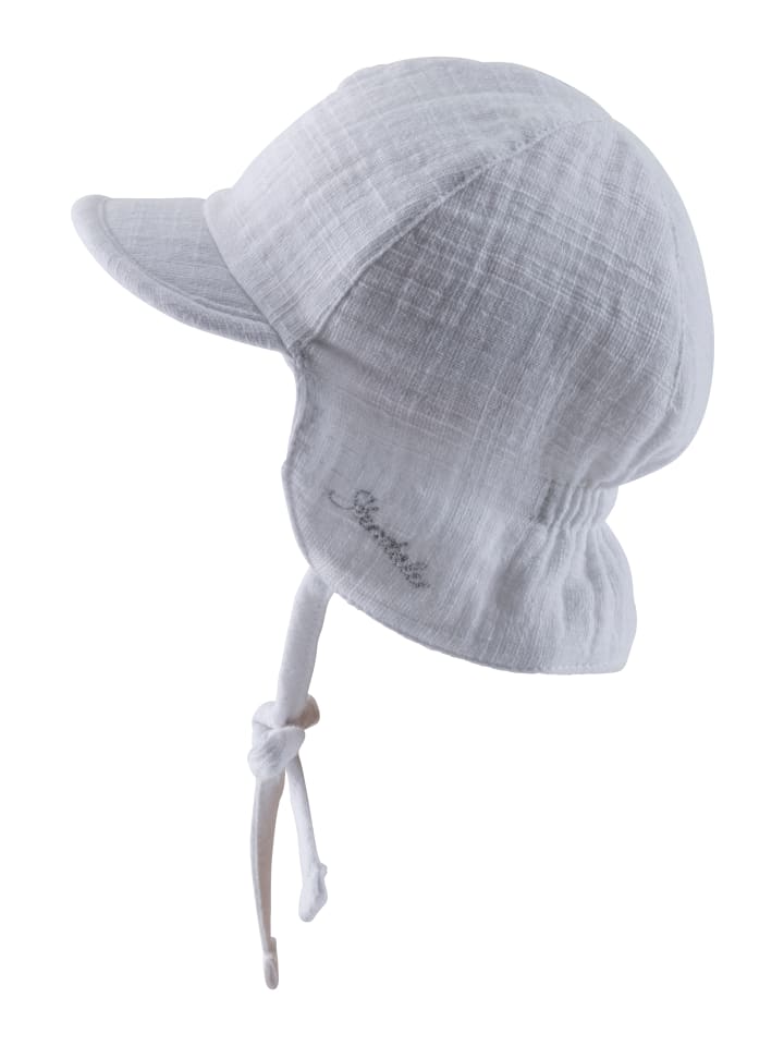 Sterntaler Кепка с защитой шеи, однотонная белая
Sterntaler Кепка с защитой шеи, однотонная белая