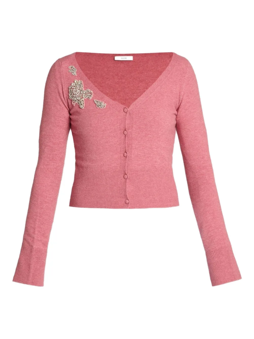 Кардиган с V-образным вырезом ERDEM, розовый
Кардиган с V-образным вырезом ERDEM, розовый