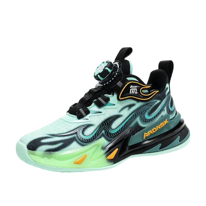 Баскетбольные кроссовки для детей и подростков с противоскользящей амортизацией, износостойкие, дышащие ZHULE, зеленый 
Баскетбольные кроссовки для детей и подростков с противоскользящей амортизацией, износостойкие, дышащие ZHULE, зеленый