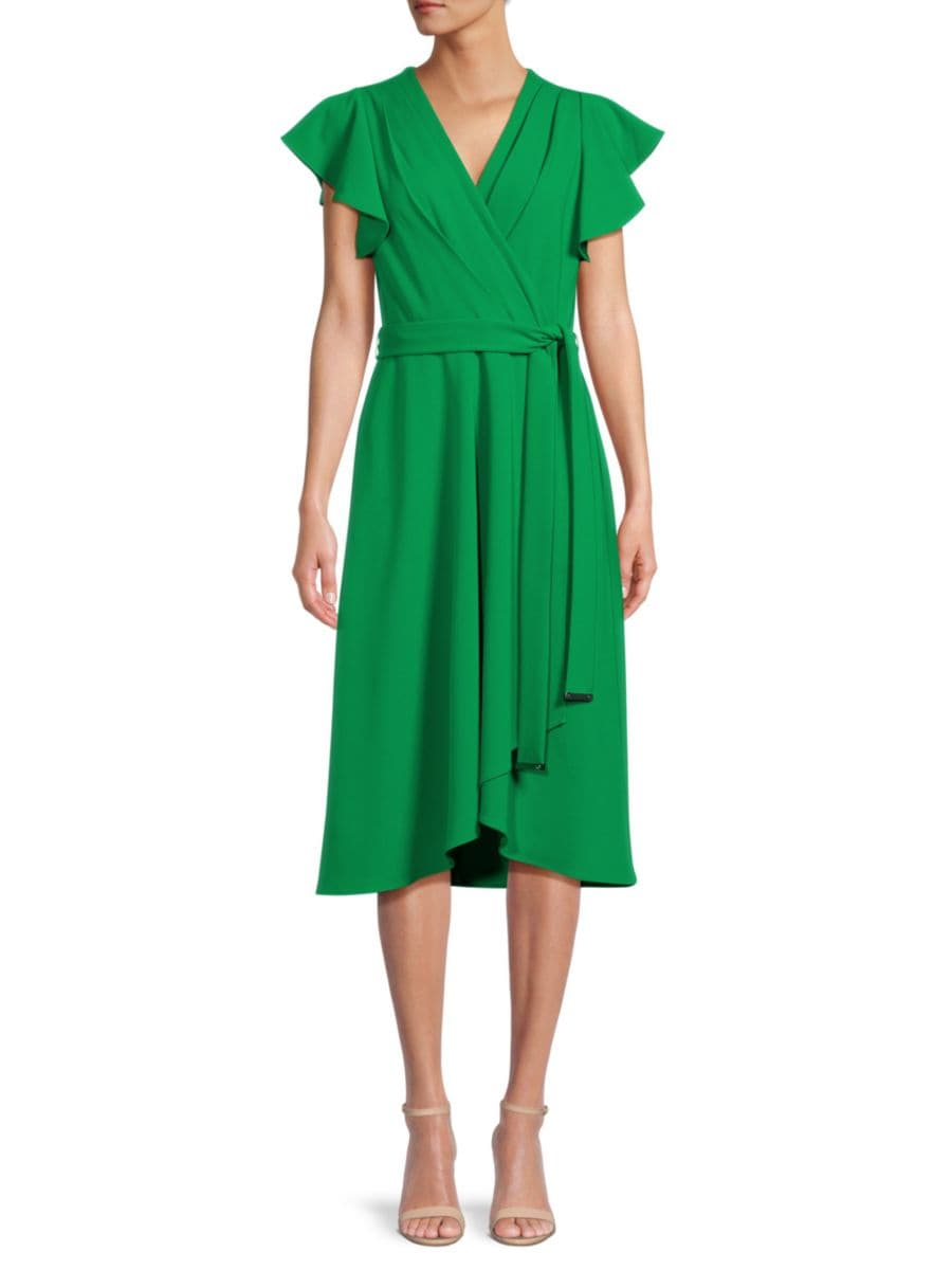 Платье-халат с развевающимися краями DKNY, цвет Apple Green
Платье-халат с развевающимися краями DKNY, цвет Apple Green