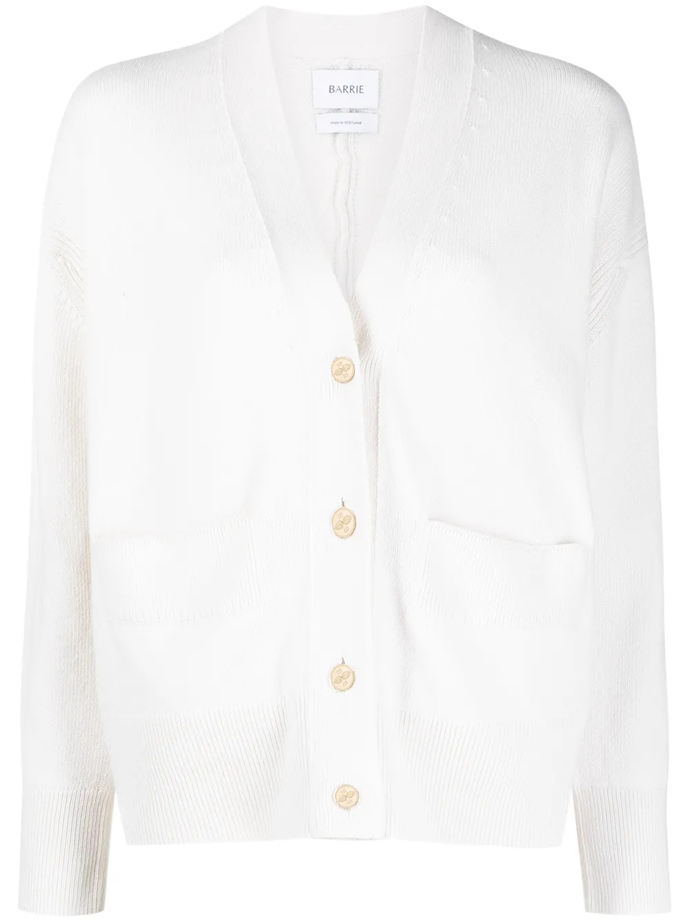Кашемировый кардиган в рубчик Barrie, нейтральный
Кашемировый кардиган в рубчик Barrie, нейтральный