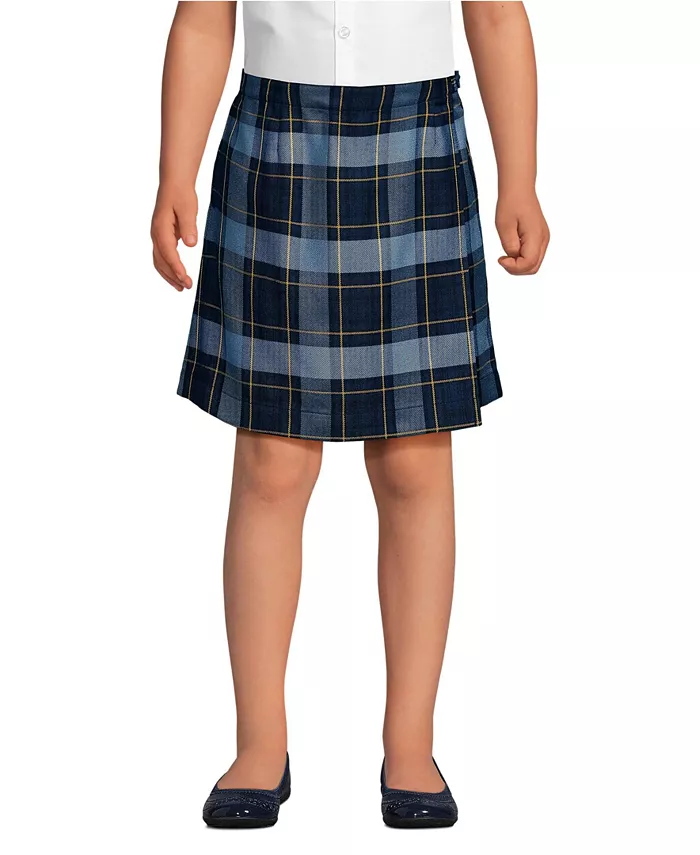 Школьная форма для девочек в клетку, юбка-шорты длиной до колена Lands' End, синий
Школьная форма для девочек в клетку, юбка-шорты длиной до колена Lands' End, синий