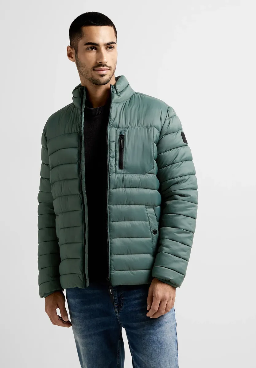 STREET ONE МУЖСКАЯ стеганая куртка, без капюшона, с нагрудным карманом Street One Men, зеленый
STREET ONE МУЖСКАЯ стеганая куртка, без капюшона, с нагрудным карманом Street One Men, зеленый