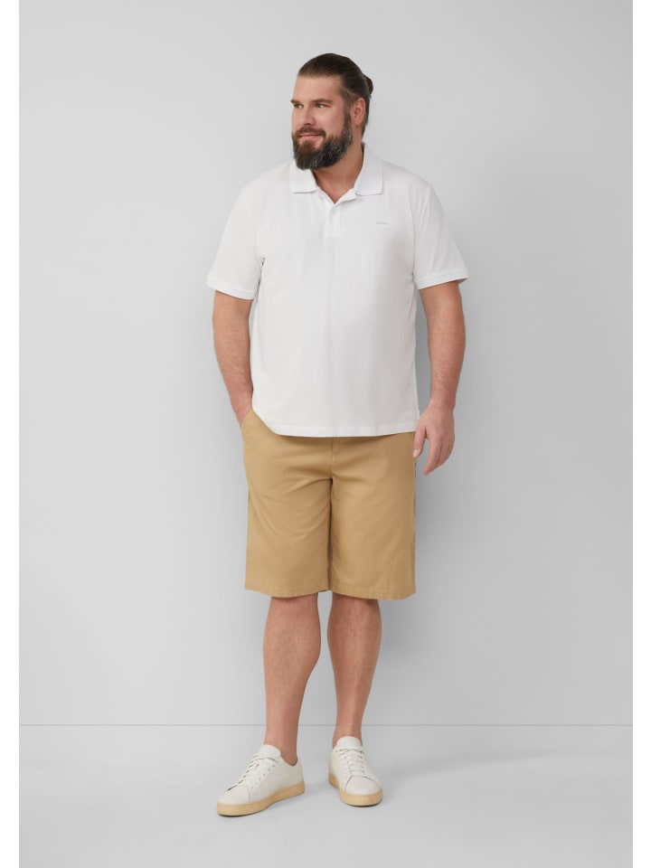 Тканевые шорты s.Oliver, бежевый
Тканевые шорты s.Oliver, бежевый