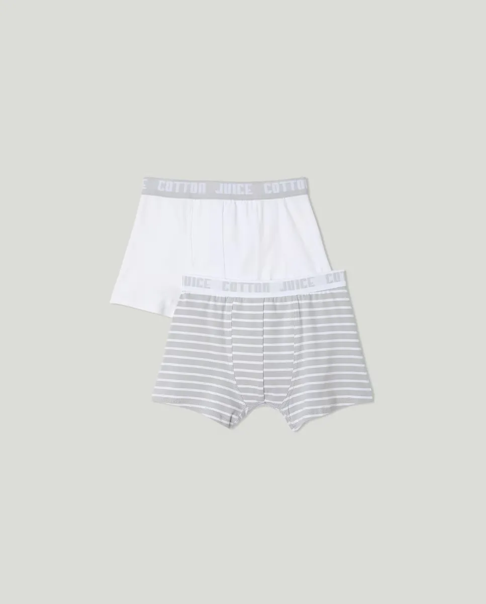 Упаковка из двух боксеров для мальчиков Cotton Juice, серый
Упаковка из двух боксеров для мальчиков Cotton Juice, серый