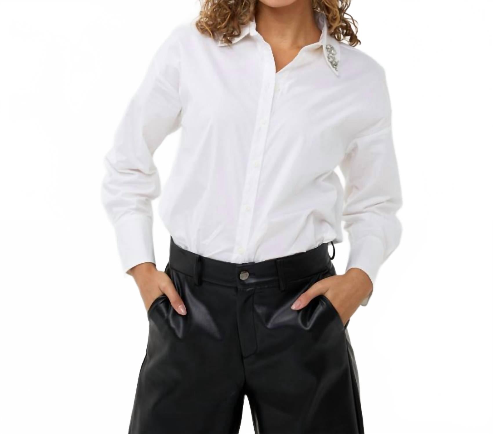 Блузка из жаккардового поплина в белом цвете ESQUALO
Блузка из жаккардового поплина в белом цвете ESQUALO