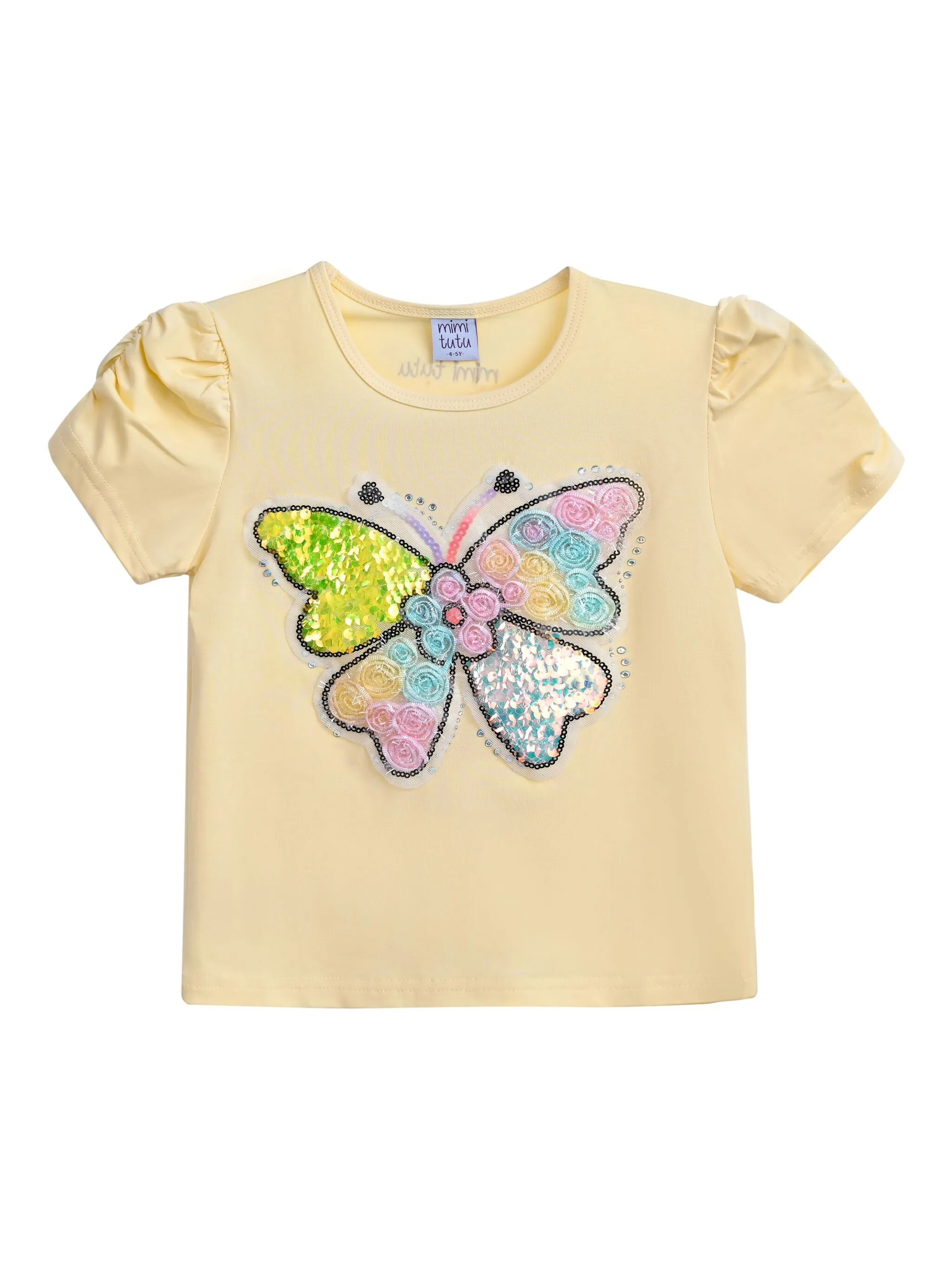 Футболка с аппликацией Mimi Tutu, желтый
Футболка с аппликацией Mimi Tutu, желтый