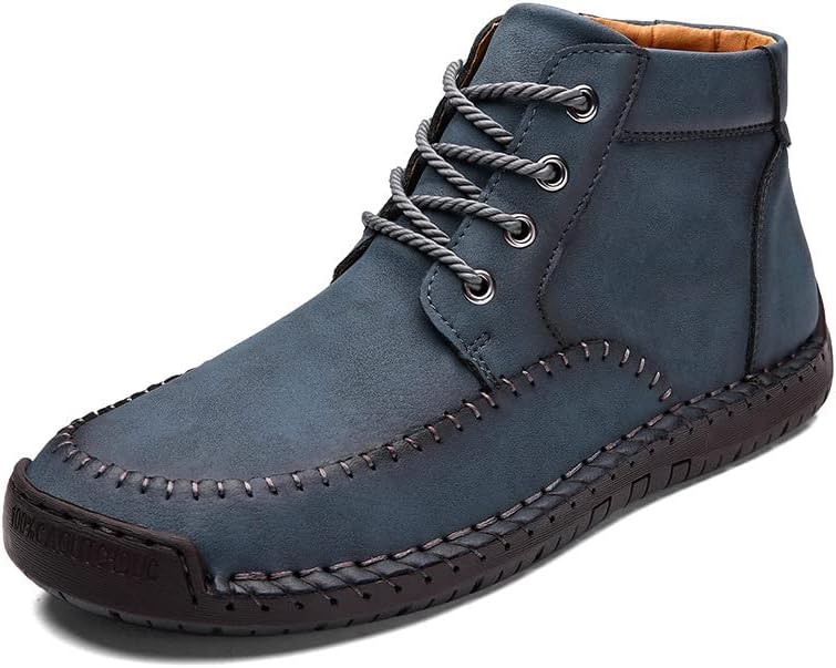 Мужские кожаные ботинки Chukka на шнуровке, с ручной строчкой, зимние теплые, повседневные, с нескользящей подошвой, удобные оксфорды для походов и работы ELSHTIDE, Blue
Мужские кожаные ботинки Chukka на шнуровке, с ручной строчкой, зимние теплые, повседневные, с нескользящей подошвой, удобные оксфорды для походов и работы ELSHTIDE, Blue