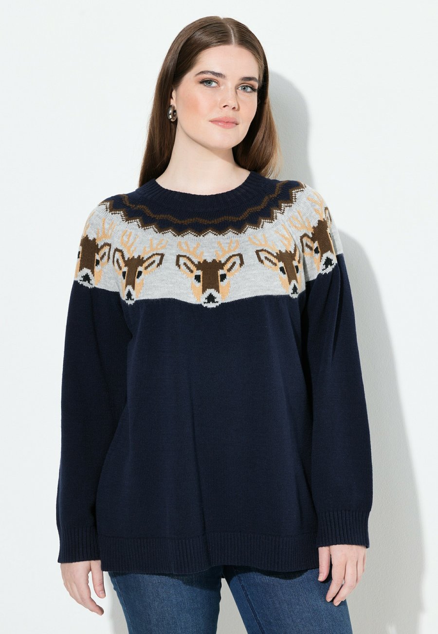 Джемпер Ulla Popken Jumper, Marine/Dark Blue
Джемпер Ulla Popken Jumper, Marine/Dark Blue