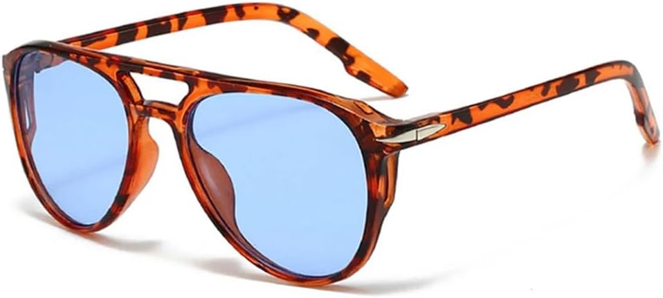 Женские солнцезащитные очки с двойной перемычкой, защита от УФ-излучения UV400, мужские очки с заклепками, сине-зеленые, для занятий спортом на открытом воздухе, бега и езды generic, Leopard Blue
Женские солнцезащитные очки с двойной перемычкой, защита от УФ-излучения UV400, мужские очки с заклепками, сине-зеленые, для занятий спортом на открытом воздухе, бега и езды generic, Leopard Blue