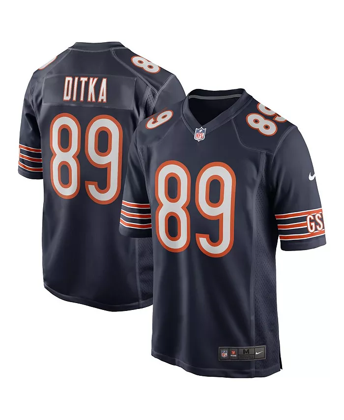 Мужская футболка Chicago Bears с именем игрока Майка Дитки, вышедшего из игры Nike, синий
Мужская футболка Chicago Bears с именем игрока Майка Дитки, вышедшего из игры Nike, синий