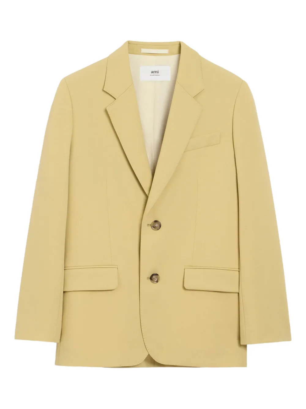 Шерстяный жакет на пуговицах AMI Paris, зеленый
Шерстяный жакет на пуговицах AMI Paris, зеленый