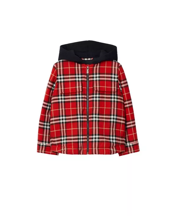 Детская хлопковая куртка с капюшоном в клетку - для малышей и детей постарше Burberry, красный
Детская хлопковая куртка с капюшоном в клетку - для малышей и детей постарше Burberry, красный