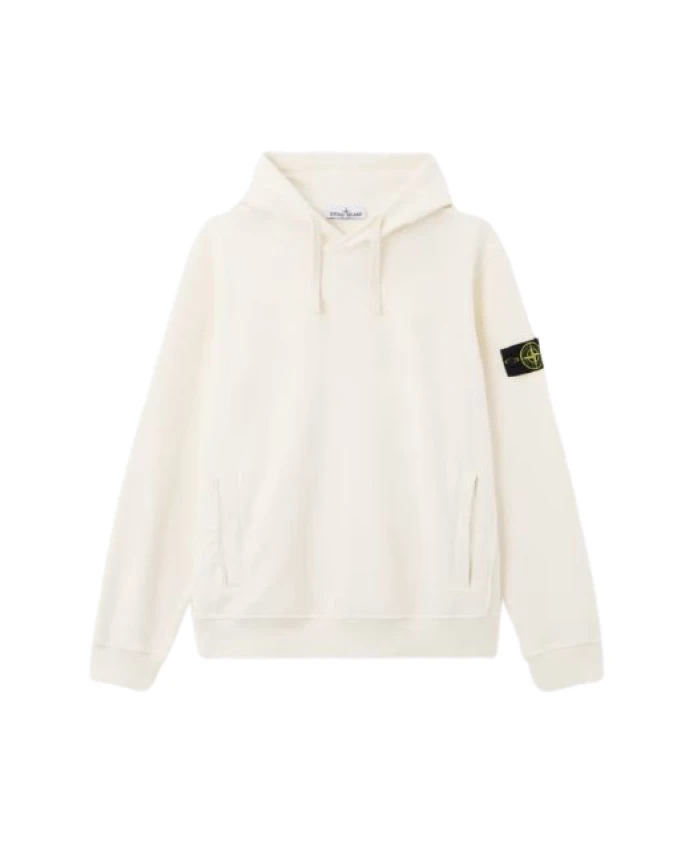 Белый свитер с карманом-кенгуру Stone Island, белый
Белый свитер с карманом-кенгуру Stone Island, белый