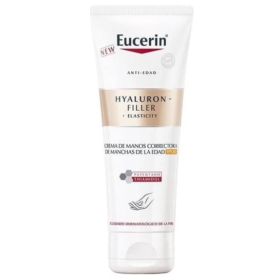 Крем для рук, корректирующий пигментные пятна, 75мл Eucerin, Hyaluron-Filler + Elasticity Age Spot Correcting Hand Cream SPF30
Крем для рук, корректирующий пигментные пятна, 75мл Eucerin, Hyaluron-Filler + Elasticity Age Spot Correcting Hand Cream SPF30