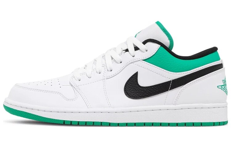 Кроссовки JORDAN 1 Low White Lucky Green Black
Кроссовки JORDAN 1 Low White Lucky Green Black