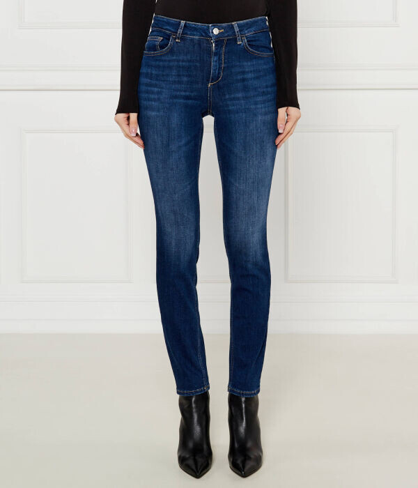 Джинсы женские Liu Jo облегающего кроя с эффектом потертости, синий
Джинсы женские Liu Jo облегающего кроя с эффектом потертости, синий