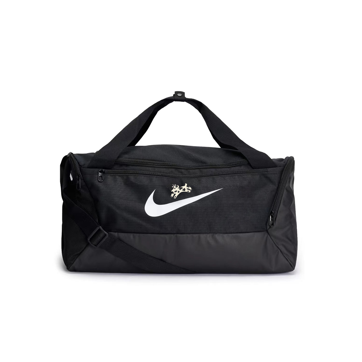 Nike Тканевая спортивная сумка для путешествий большого размера унисекс черная, Crystal Baosheng
Nike Тканевая спортивная сумка для путешествий большого размера унисекс черная, Crystal Baosheng