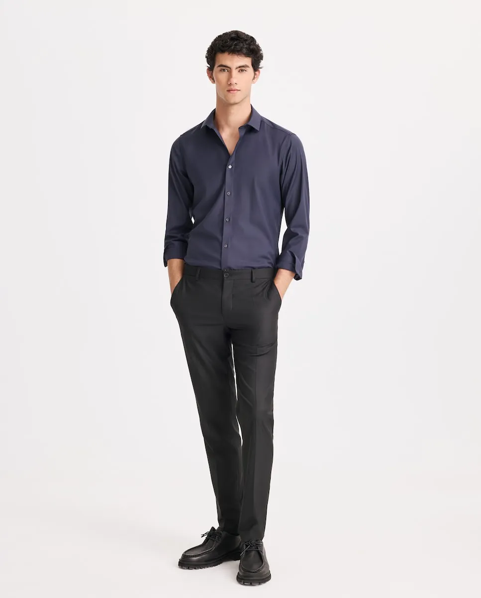 Мужская рубашка с длинным рукавом, однотонная Easy Wear, антрацитовый
Мужская рубашка с длинным рукавом, однотонная Easy Wear, антрацитовый