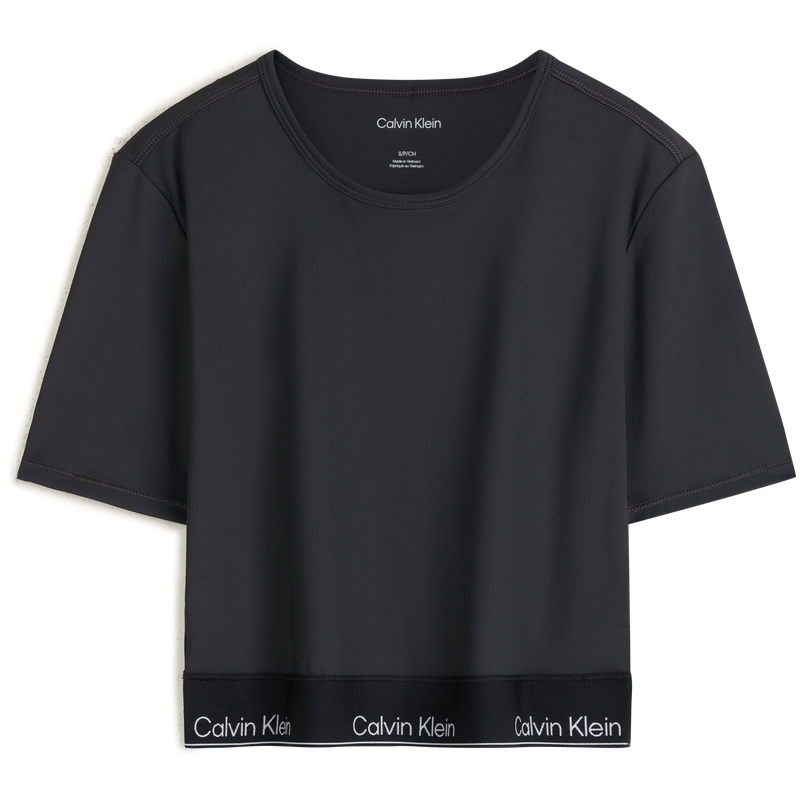 Кроп-топ с логотипом на поясе Calvin Klein, черный
Кроп-топ с логотипом на поясе Calvin Klein, черный