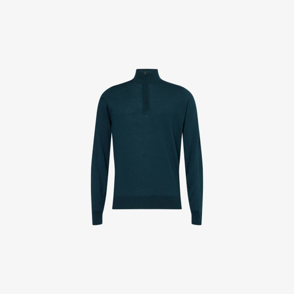 Джемпер шерстяной John Smedley с воротником-стойкой, зеленый
Джемпер шерстяной John Smedley с воротником-стойкой, зеленый