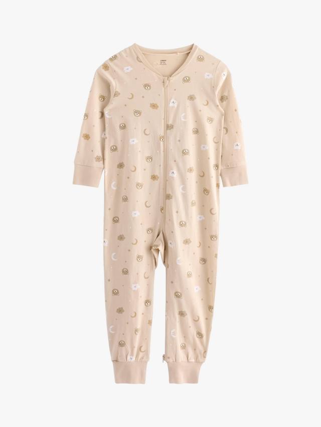 Детский хлопковый комбинезон для сна с принтом медведя Lindex, светло-бежевый
Детский хлопковый комбинезон для сна с принтом медведя Lindex, светло-бежевый