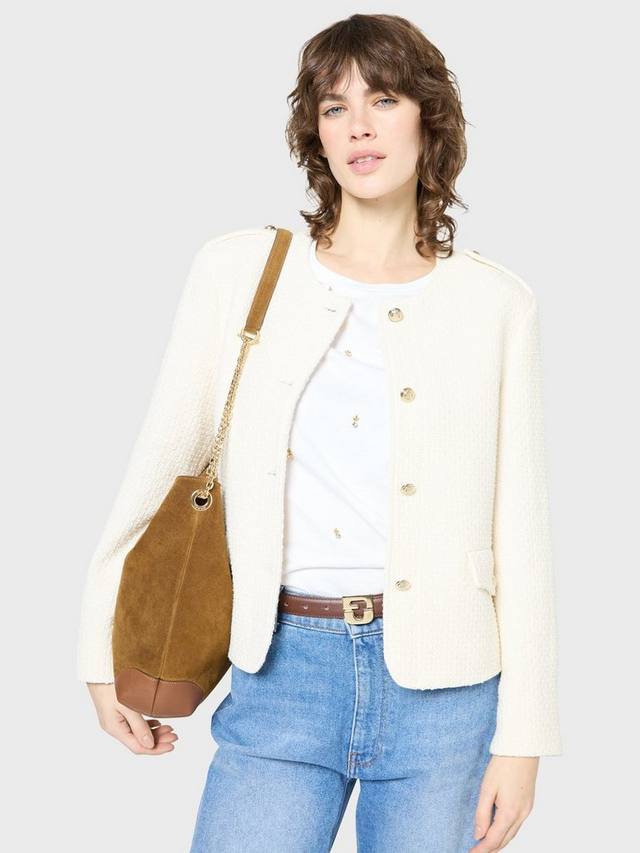 Твидовый пиджак от рони Gerard Darel, экрю
Твидовый пиджак от рони Gerard Darel, экрю