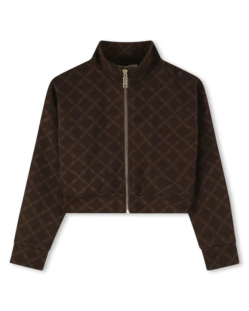 Детская куртка для девочки коричневого цвета с длинными рукавами Michael Kors
Детская куртка для девочки коричневого цвета с длинными рукавами Michael Kors