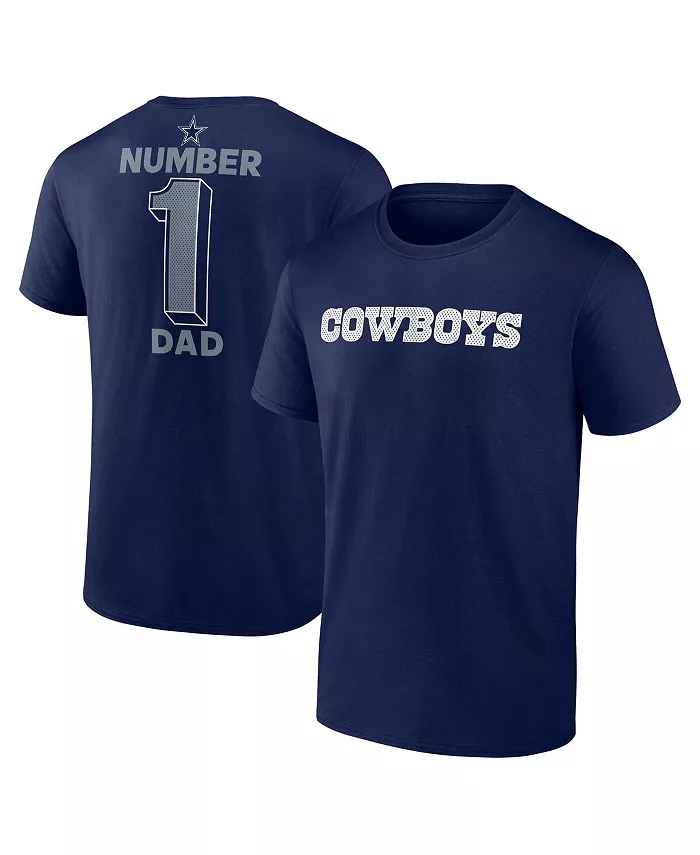 Мужская футболка Dallas Cowboys "Number 1 Dad" в синем цвете Fanatics
Мужская футболка Dallas Cowboys "Number 1 Dad" в синем цвете Fanatics